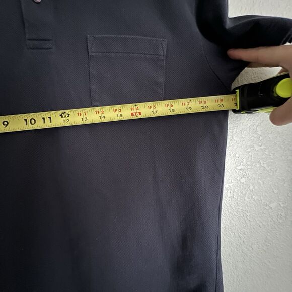 Sunspel Riviera Polo Size L Navy Men’s - Picture 5 of 5